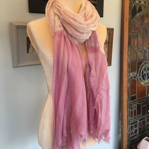 Eileen Fisher Pink Ombre Scarf